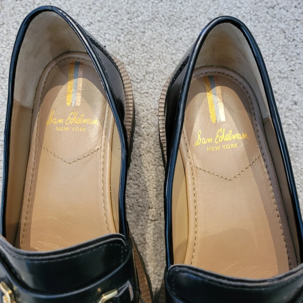 Sam Edelman Laurs Lug Sole Horsebit Loafer